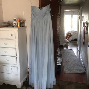 Birdy Grey light blue bridesmaid dress